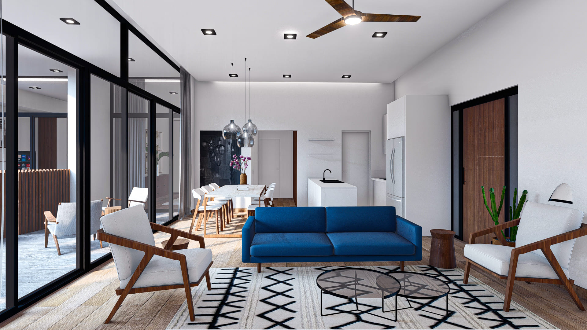apartment's interior view