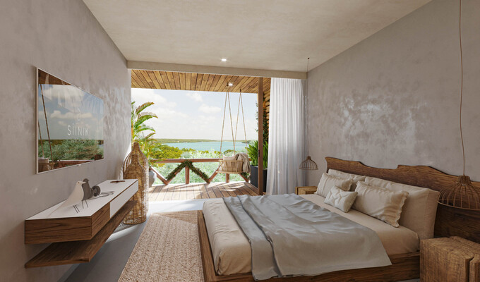 aparment's master bedroom